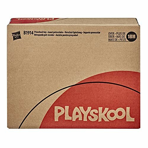 Playskool toy box with age recommendation 18 months and up.